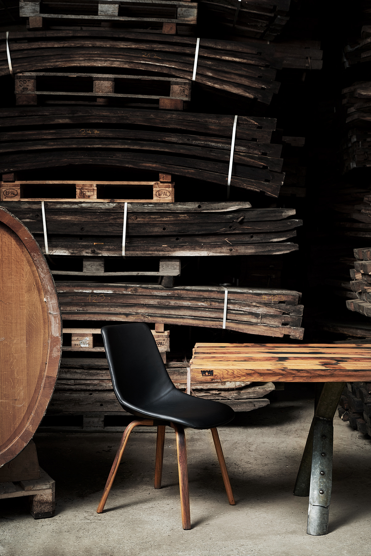 furniture Photography  wine barrels wood