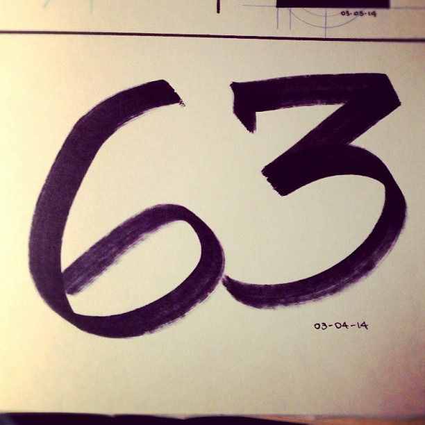numbers fonts drawing a day text sketching