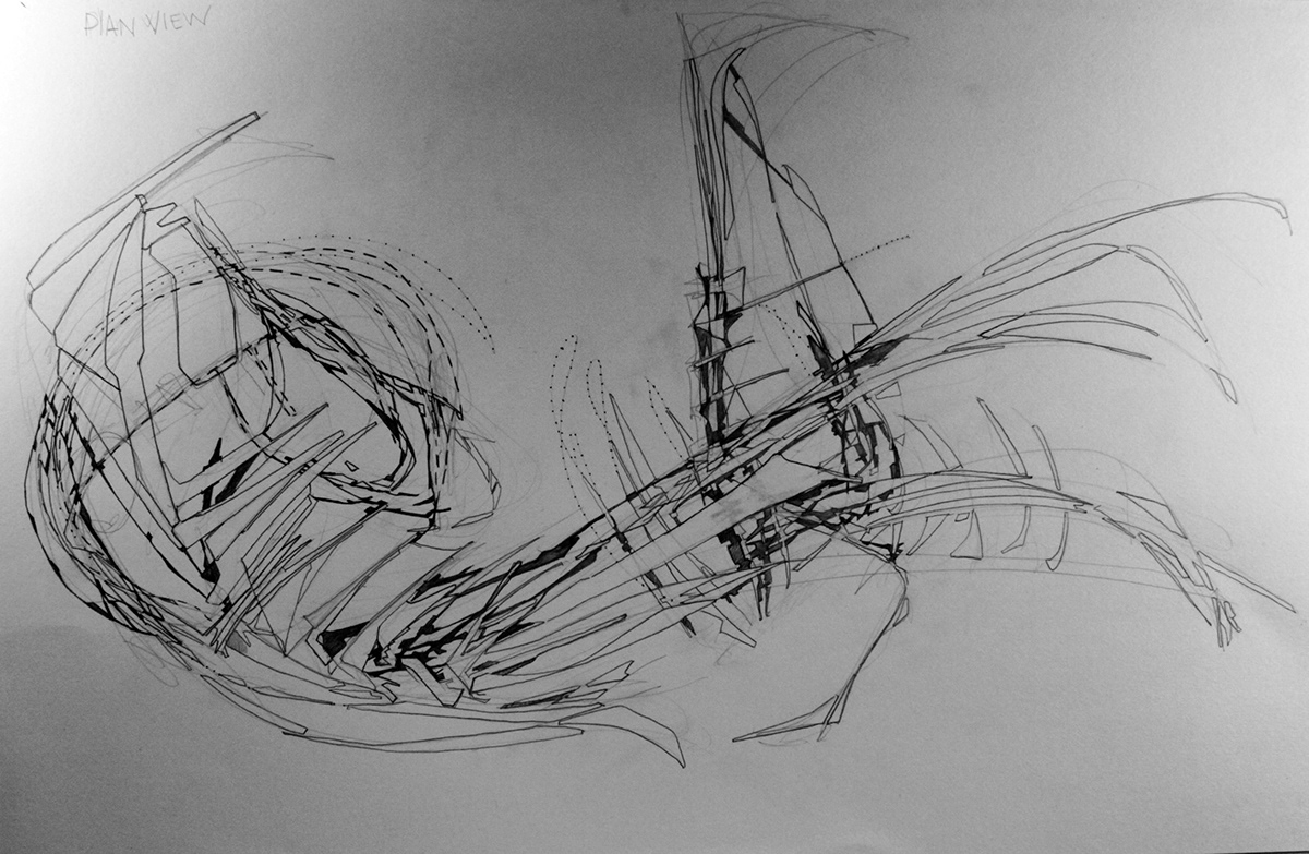 sketch art abstract