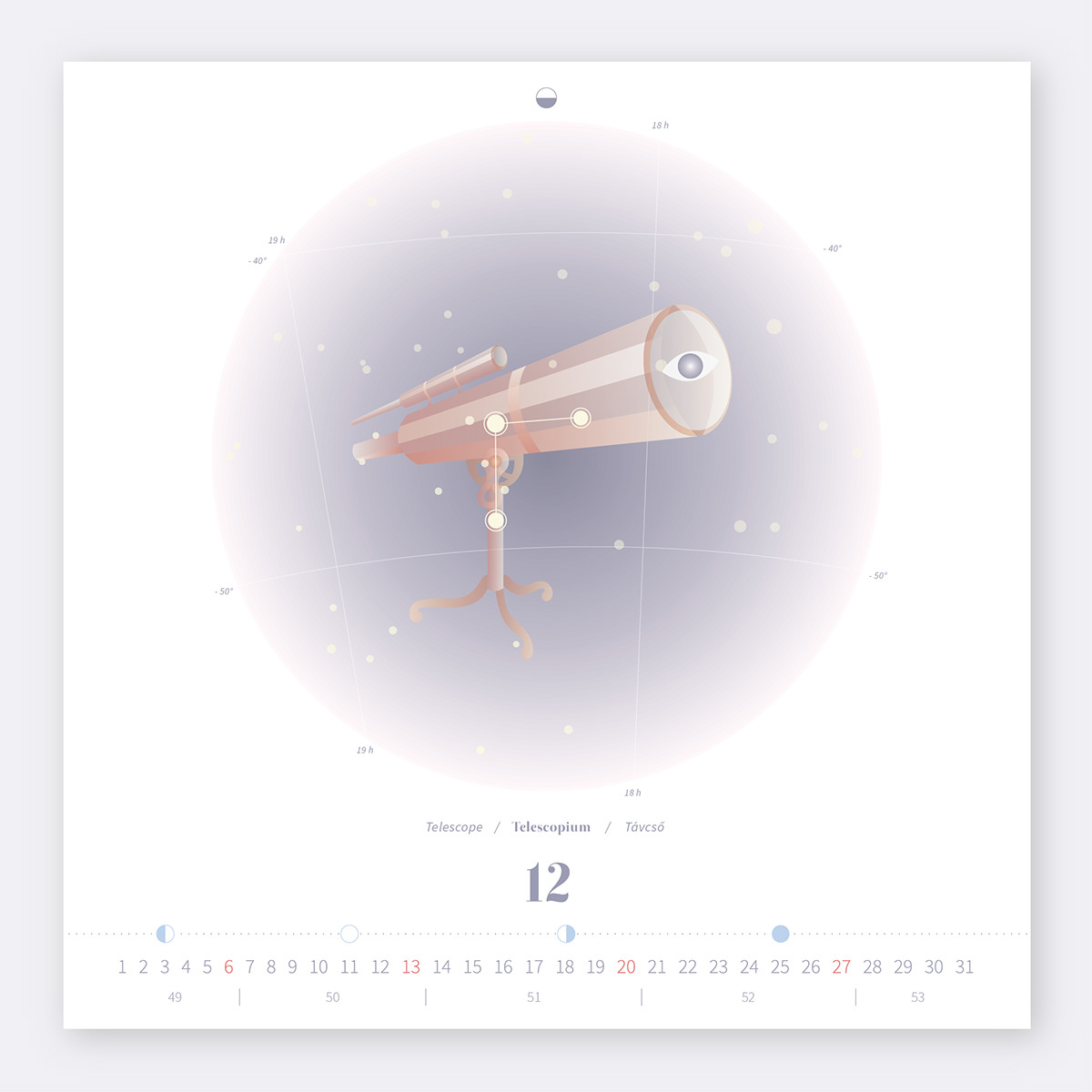 calendar star constellation SKY Light Pollution