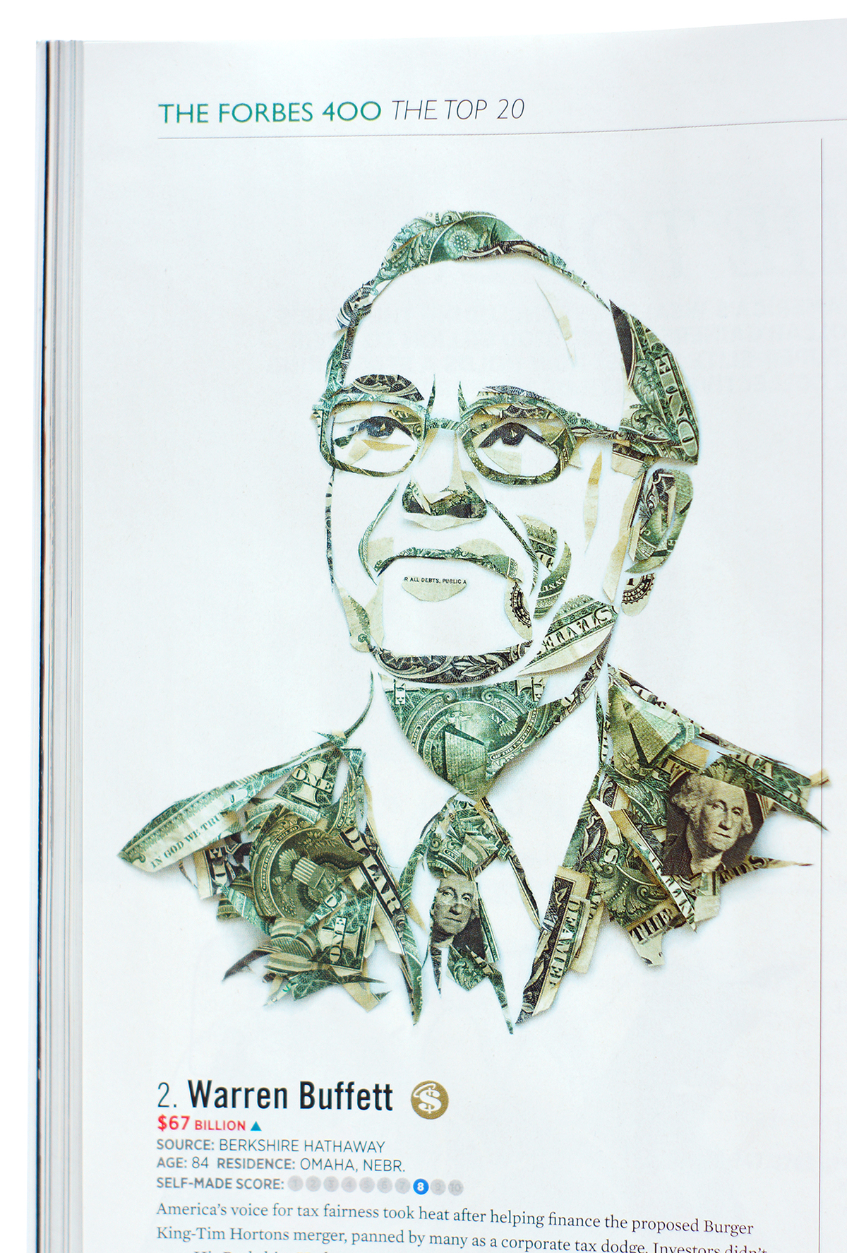 portrait handmade Forbes editorial forbes400 billionares bezos zuckerberg facebook gates buffett etching Microsoft Portraiture sculpture