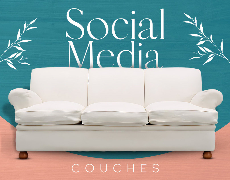 furniture couches Social Media Design ads interior design 