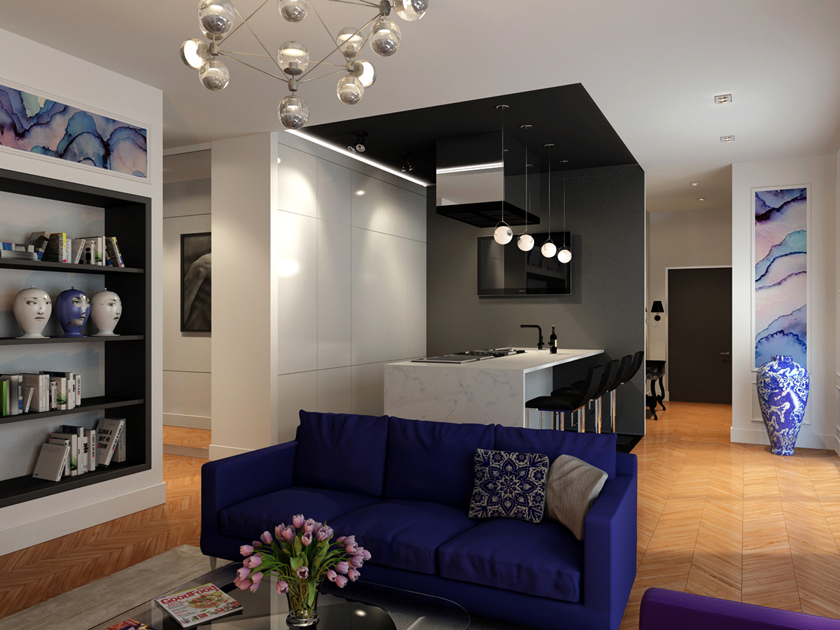 art contemporary Interior design Minimalism apartment resedential