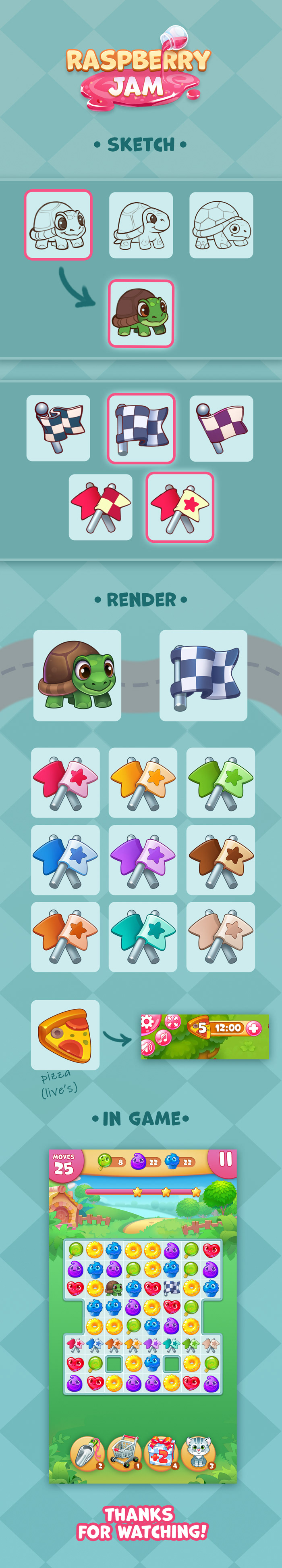 casualart game GUI Icon Pizza Turtle