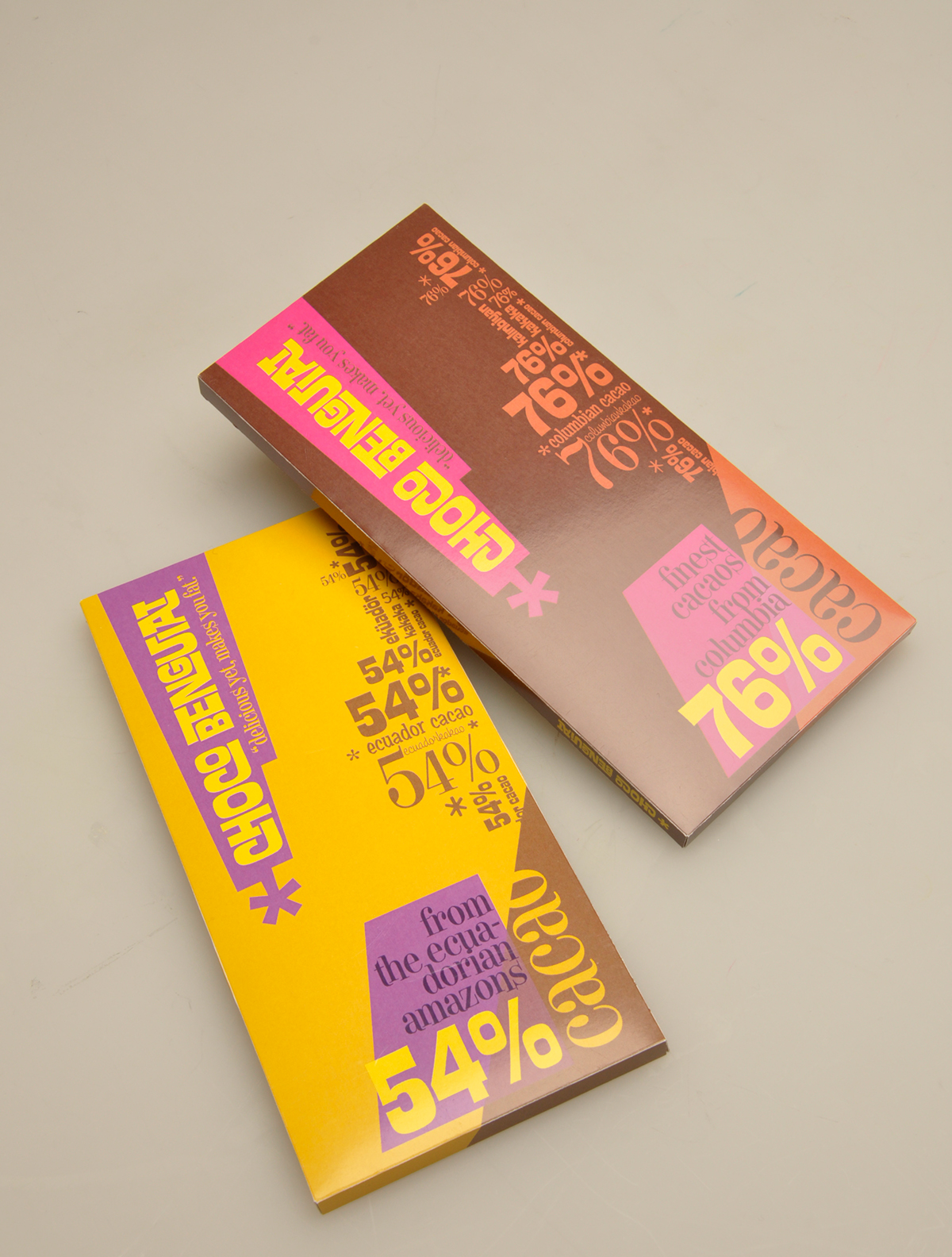 chocolate packaging typographic package design creative packaging