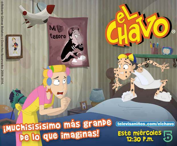 cartoon tv show campaign mexico design children chespirito EL CHAVO ANIMADO televisa