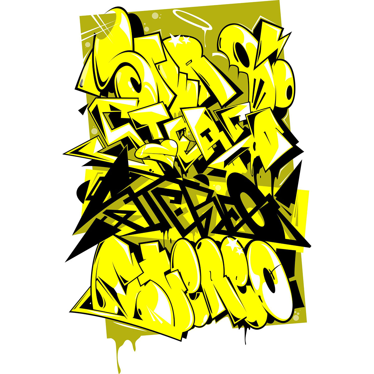 trun stereo Graffiti GShock ILLUSTRATION  vector yo