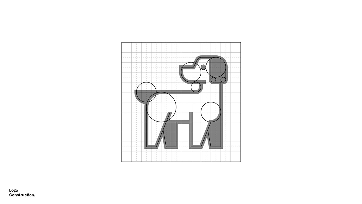 animal branding  dog logo petshop shop
