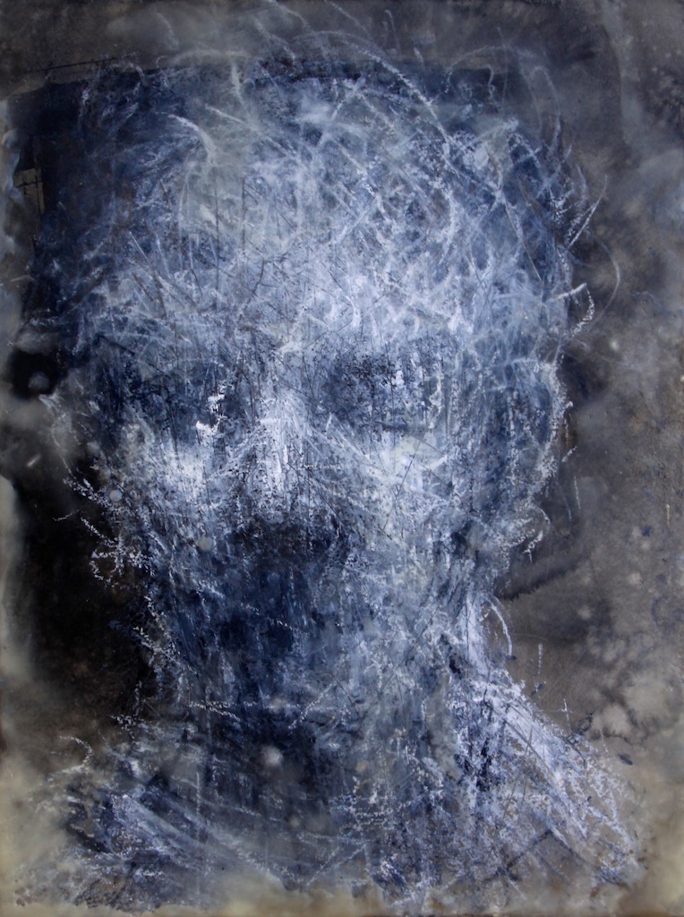 head portrait human man lines Petrucci