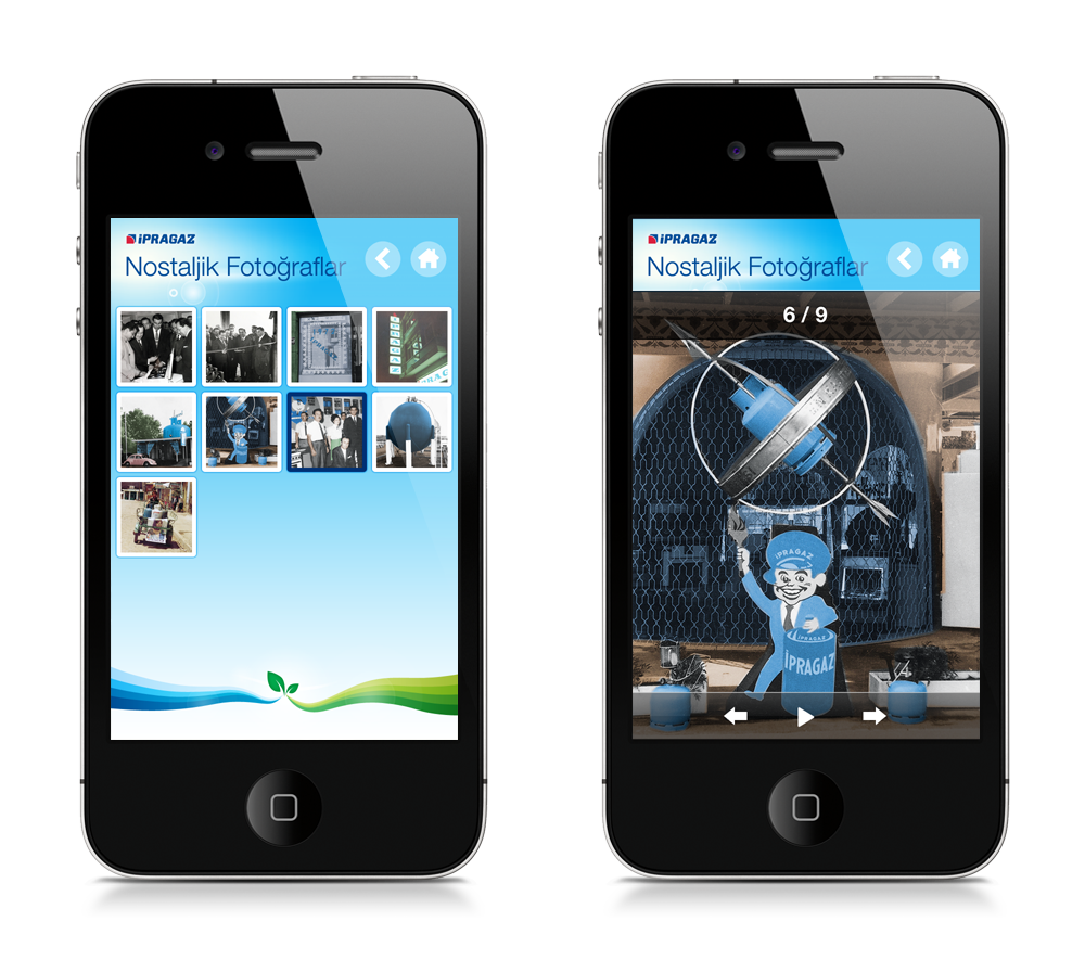 ipragaz iphone app Icon Gas gaz user interface