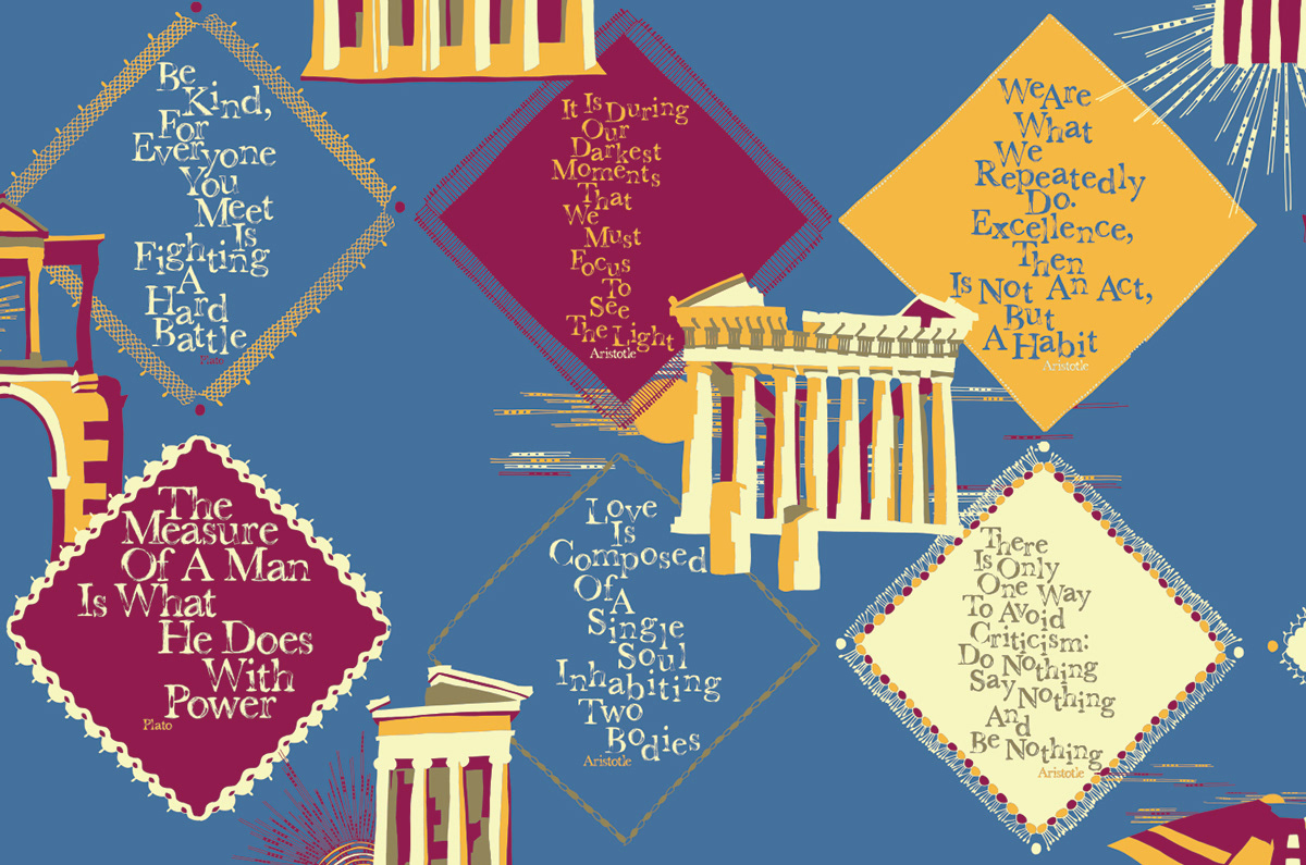 acropolis AncientGreece athens Greece pattern philosophy  Quotes Stationery tourist wallpaper