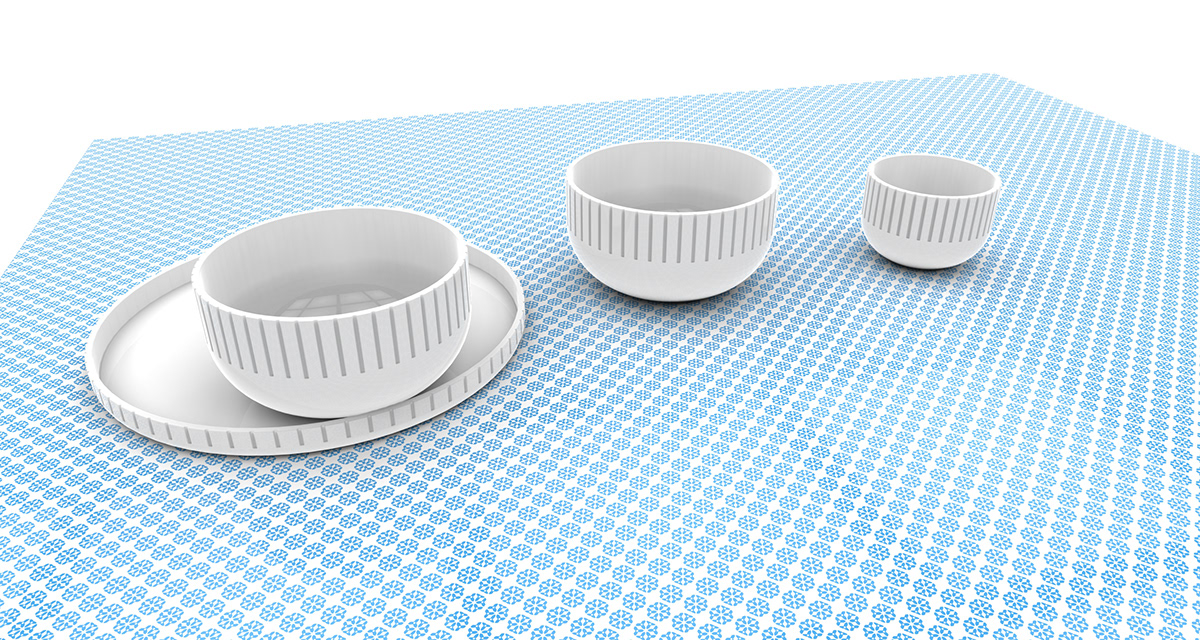 KITCHENWARE bowls plates ceramics  dessert set dishes set spal