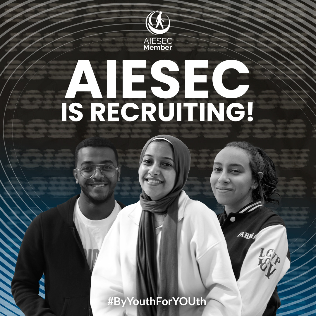 AIESEC recruitment youth campaign marketing   Socialmedia aiesec egypt design Social media post Advertising 