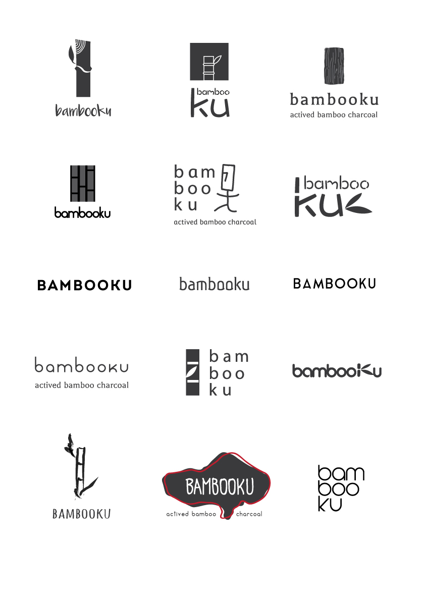 logo Bambooo charcoal product beauty clothes Fashion  black branding 