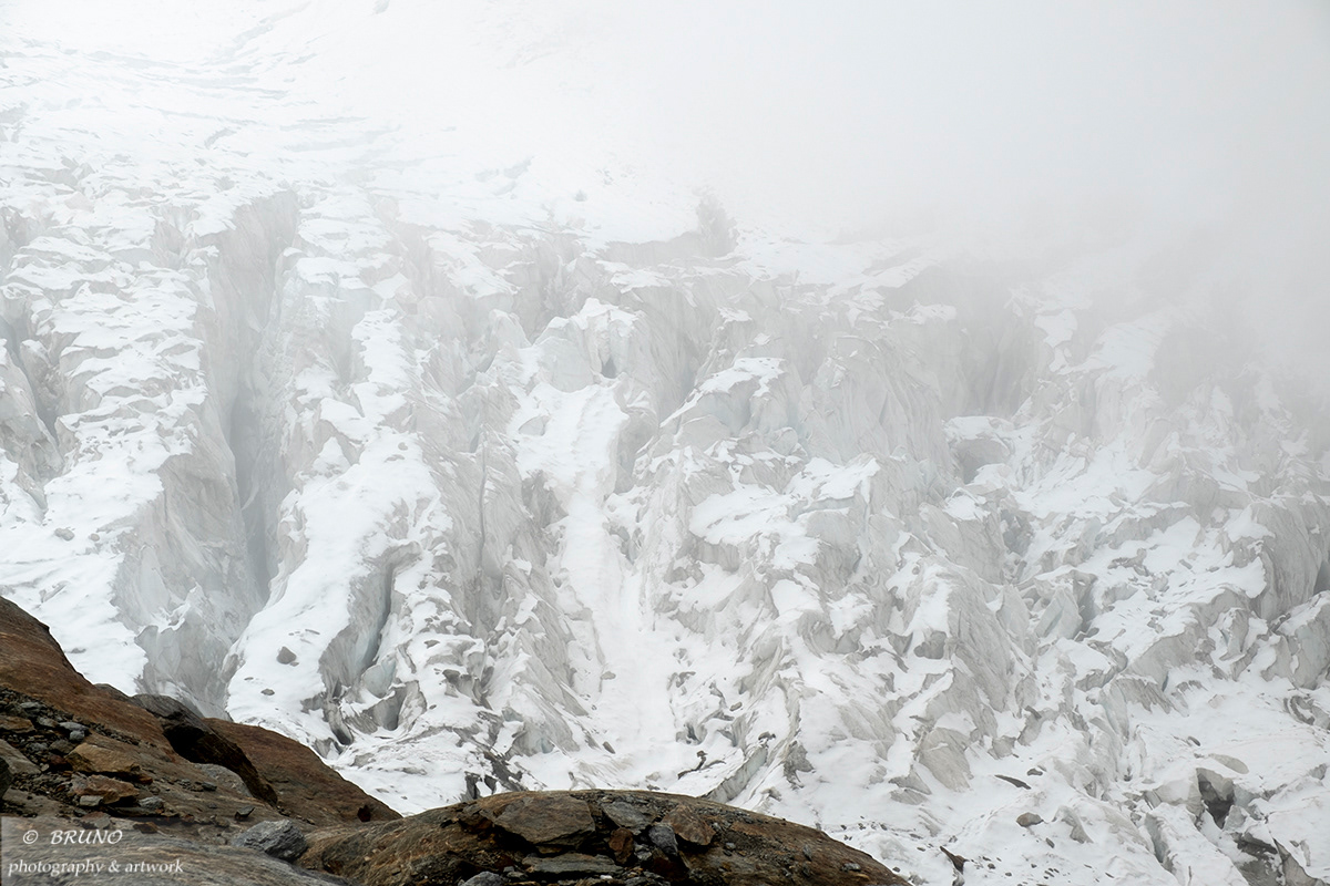 Triftglacier Triftgletscher Hohsaas Saastal climate change hiking