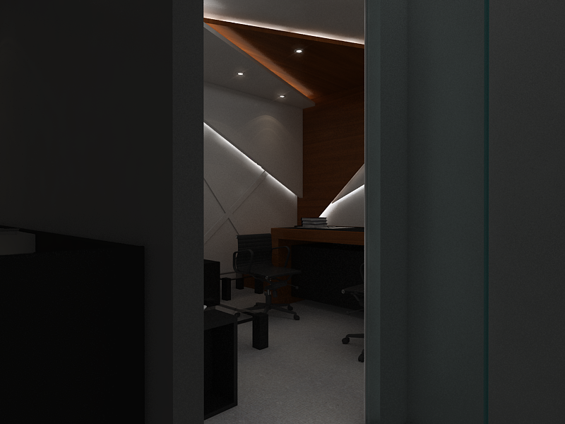 Office Interiors Design Render