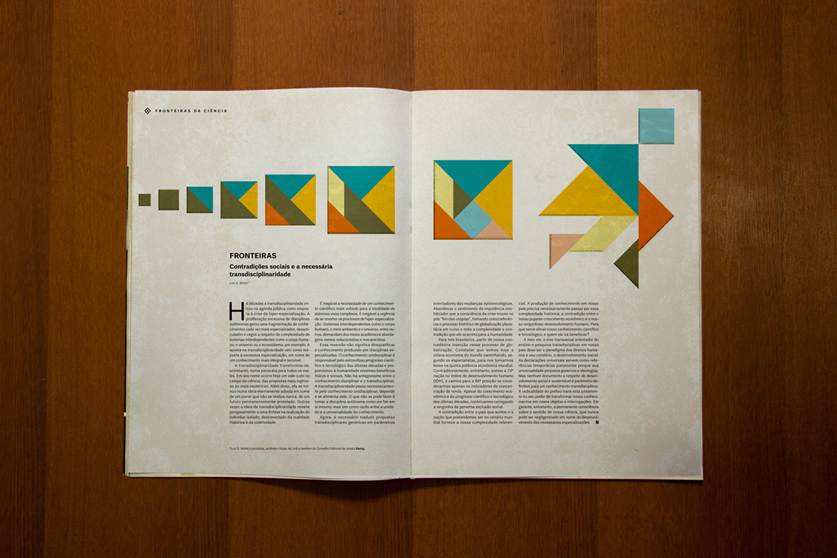 revista magazine diagramação editorial