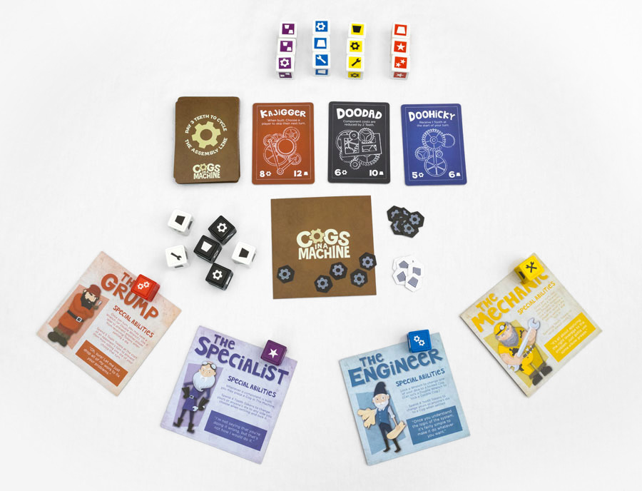 tabletop dice Games board games gnomes Indie game