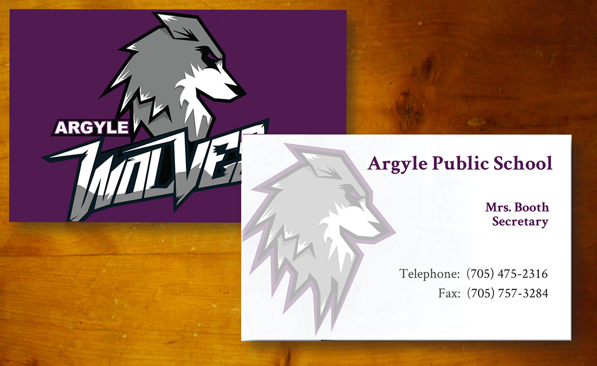 sports logos logo stationary letterhead wolf wolves Argyle purple grey hockey baseball Rugby football inspire