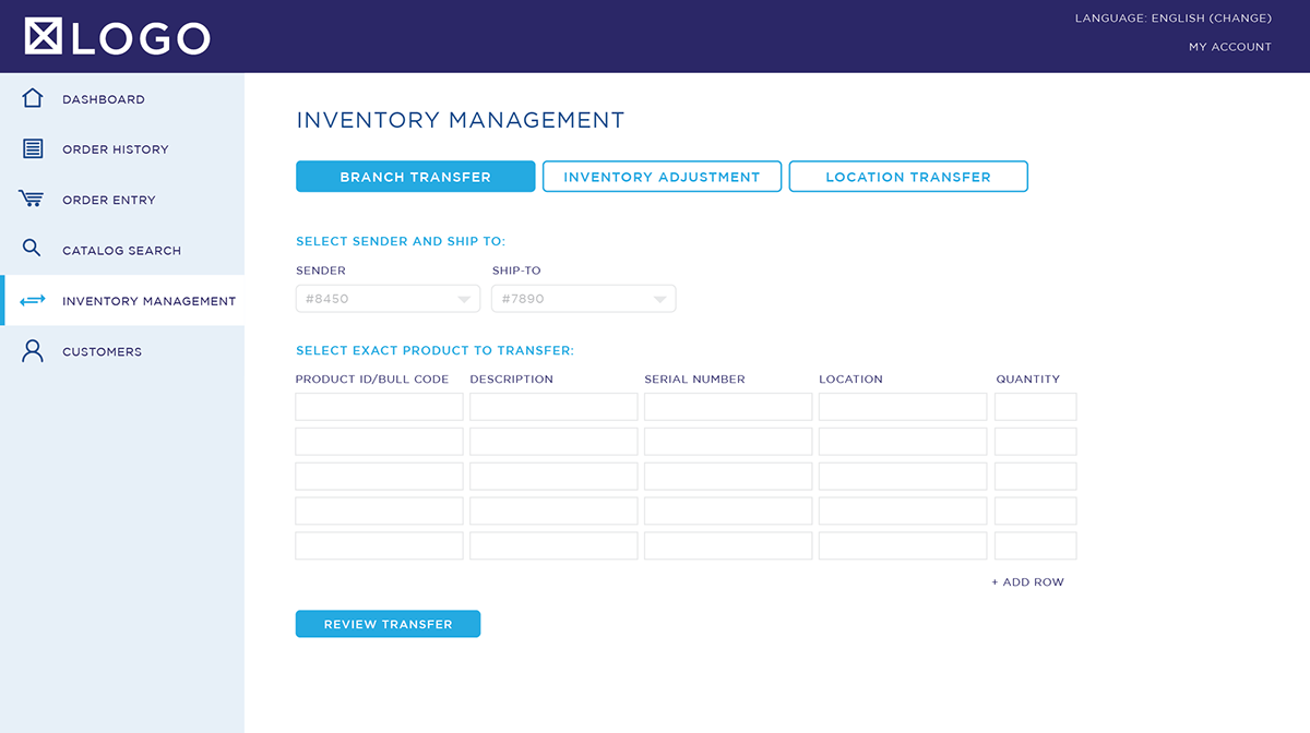 Web tablet JD Edwards magento inventory dashboard Data warehouse