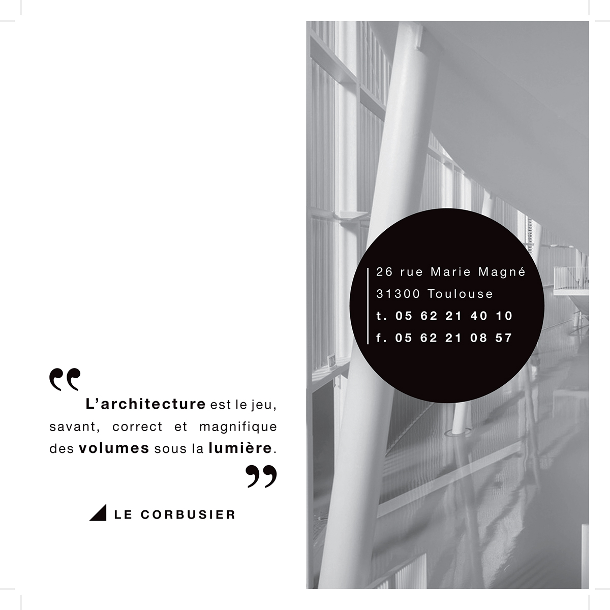 Puig Pujol Architecture plaquette commerciale pyramid ppa black and white editorial flyer leaflet
