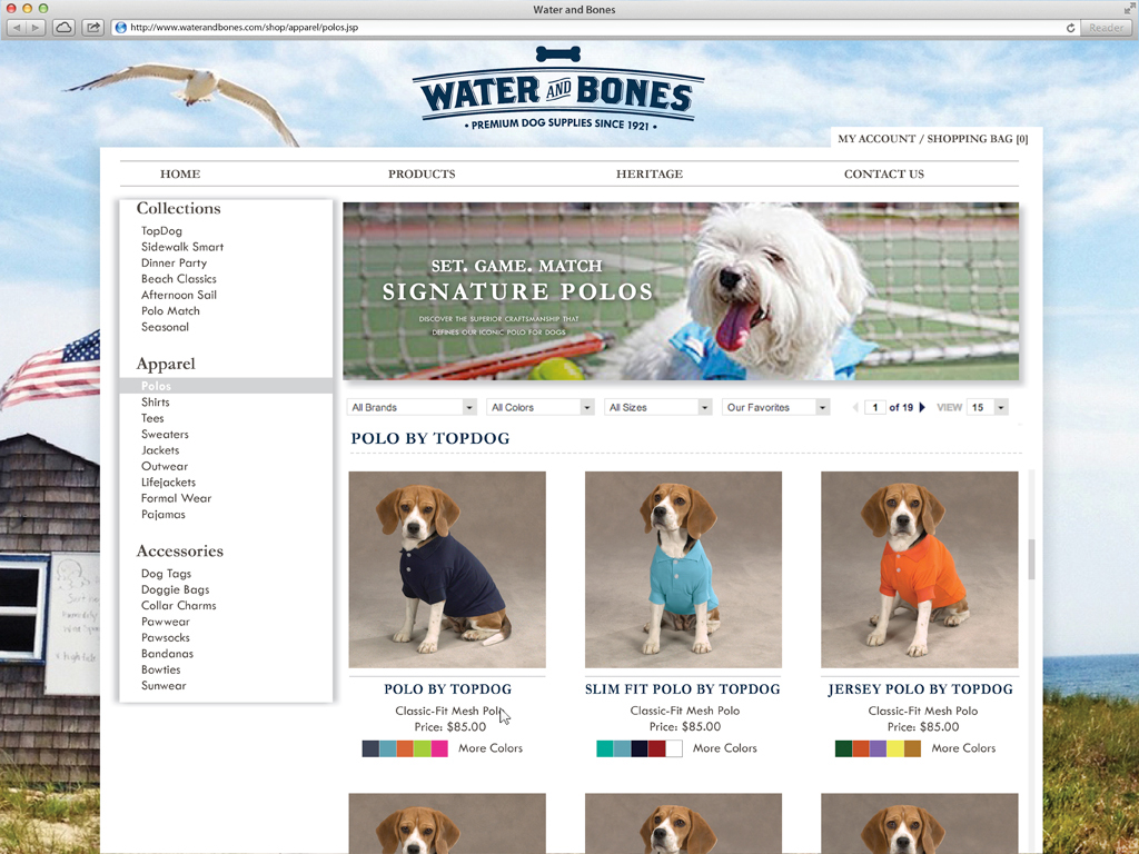  hamptons Web user experience dogs  branding ux