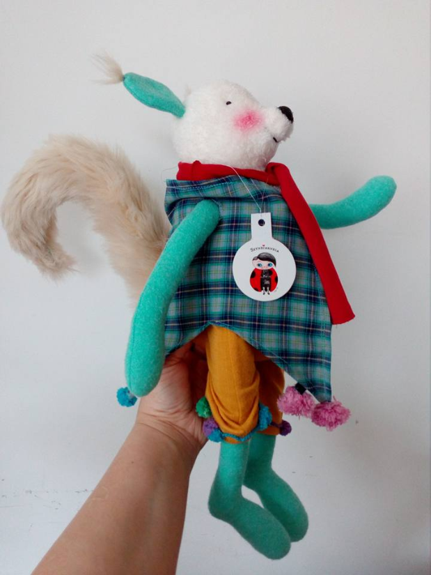 toys toy softie plushie softsculpture artdolls squire squirrel animal sewing