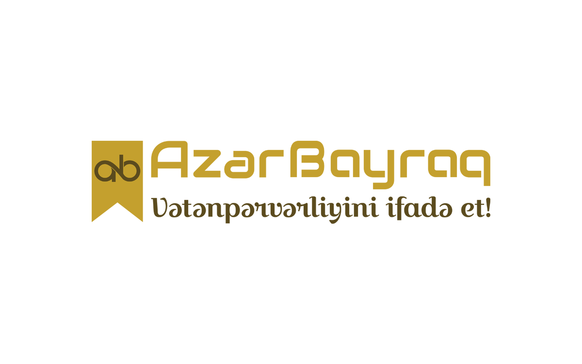 flag azerbaijan baku Phoenix branding  Logotype banner
