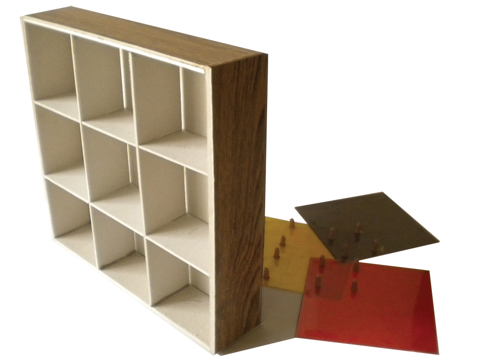 table Shelf modular design multifunctional modern contemporary Multiform piet mondrian Functionality aesthetics furniture composition