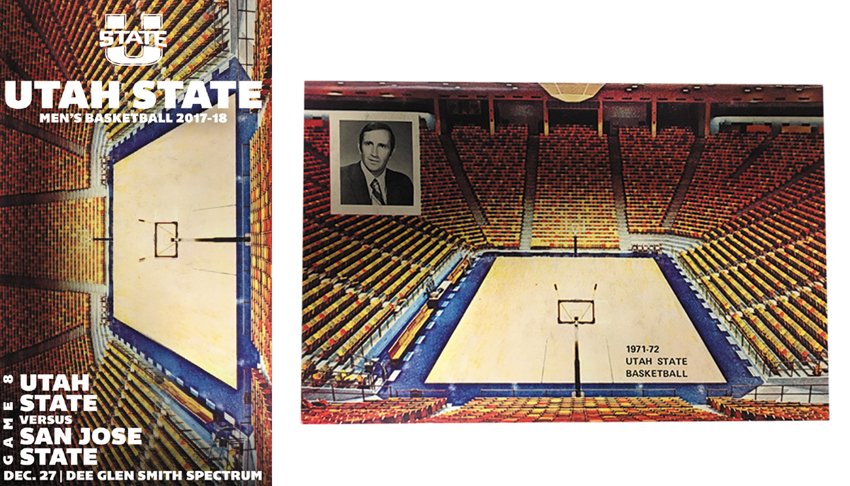 Utah State utah Aggies tickets vintage Retro basketball