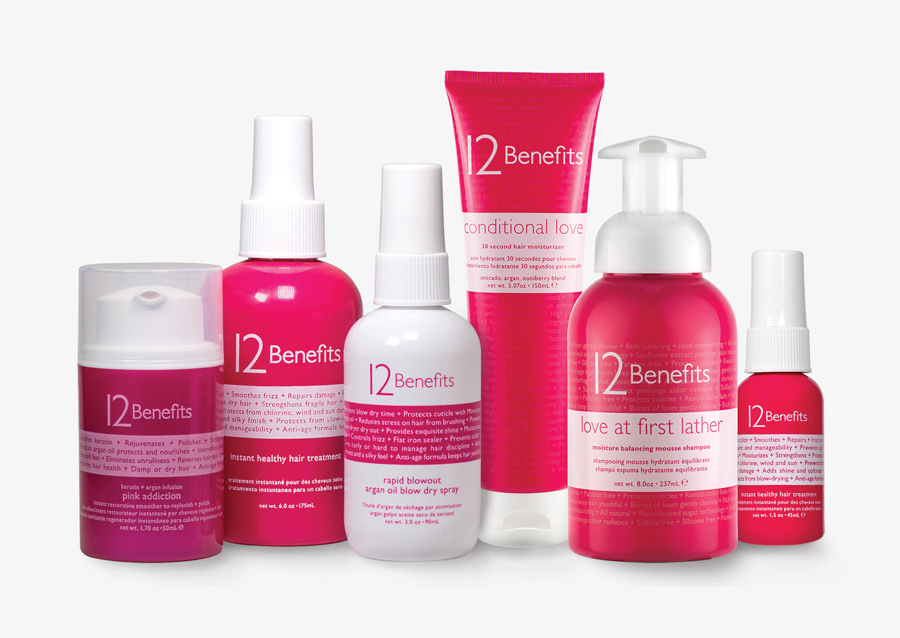 12 Benefits brand identity paulmaier Website brand messaging Point-of-sale Web haircare hair salon healthy beauty