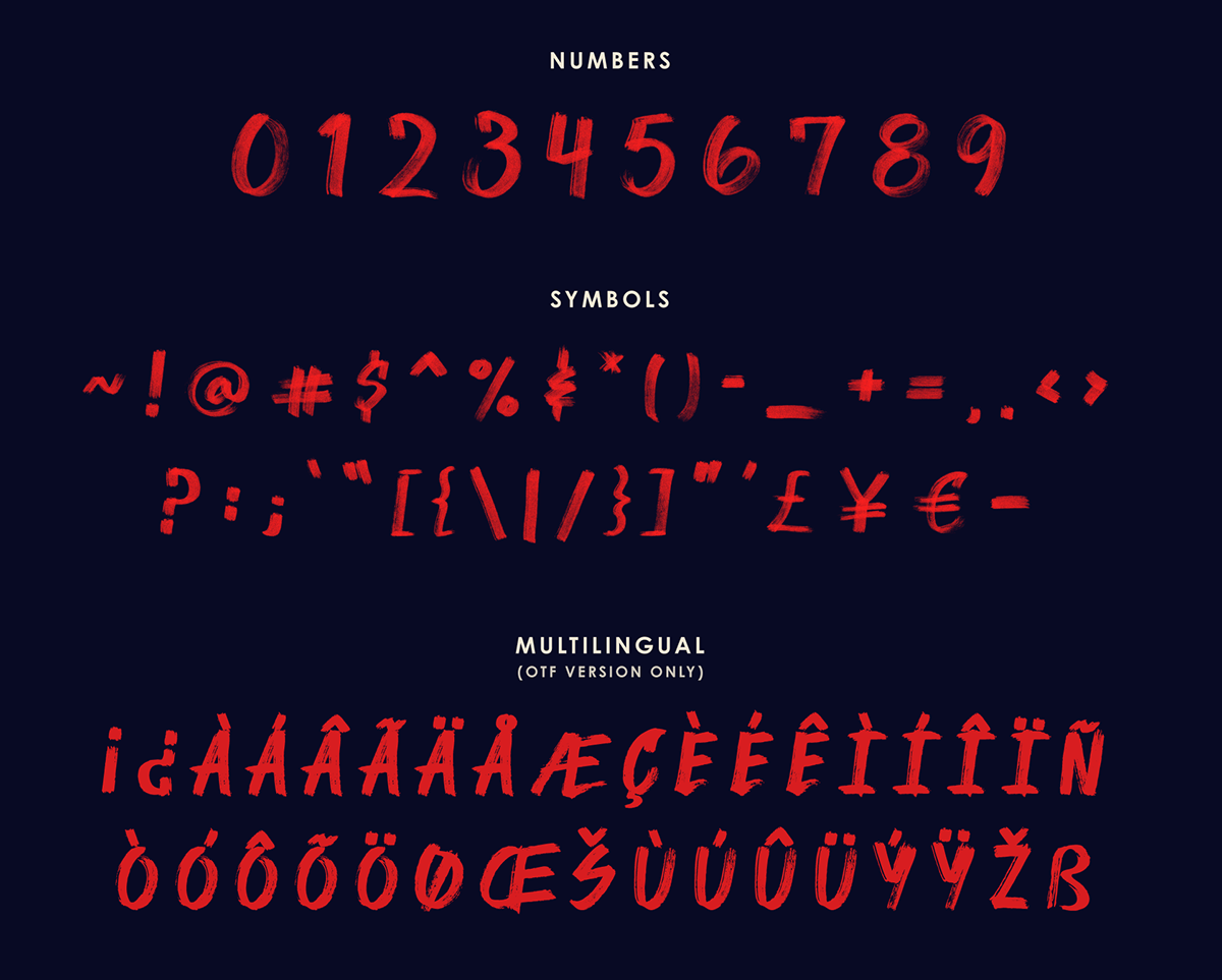 svg font poster font texture font Free font display font horror font handwritten font Marker font Typeface Halloween