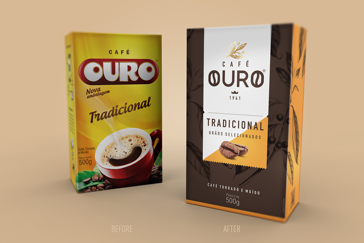 cafe Coffee ouro embalagem gold new design