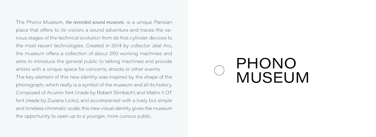 branding  identity museum phono graphic design  logo