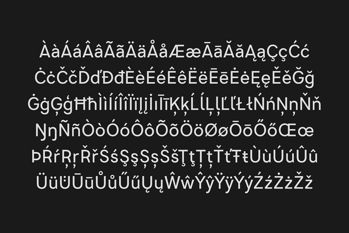 Typeface type design font contemporary sans serif grotesque