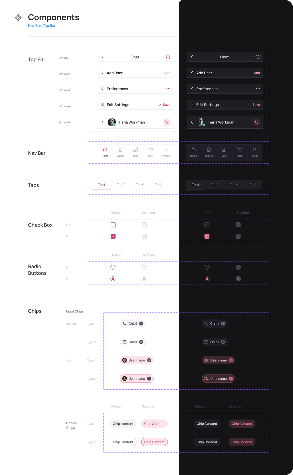 8px grid Atomic design system colour system dark mode design system light mode mobile mobile design system responsive layout UI/UX