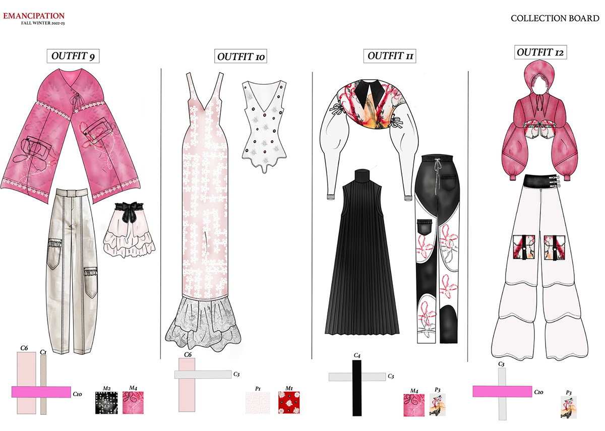 Clothing Fashion  fashion design fashionportfolio illustrations moodboard photoshop simonerocha womenswear