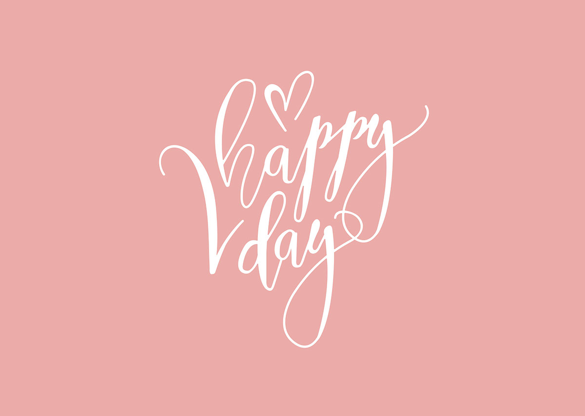 type typography   graphic design  card design valentines day Script lettering hand type vector Typeface