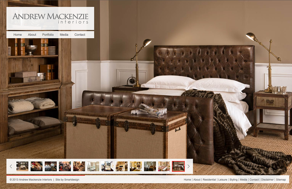 interior design website Website Design fullscreen website