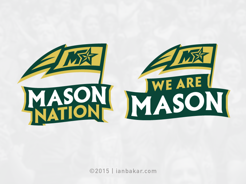 sports logo college University NCAA Mason Patriots basketball athletics