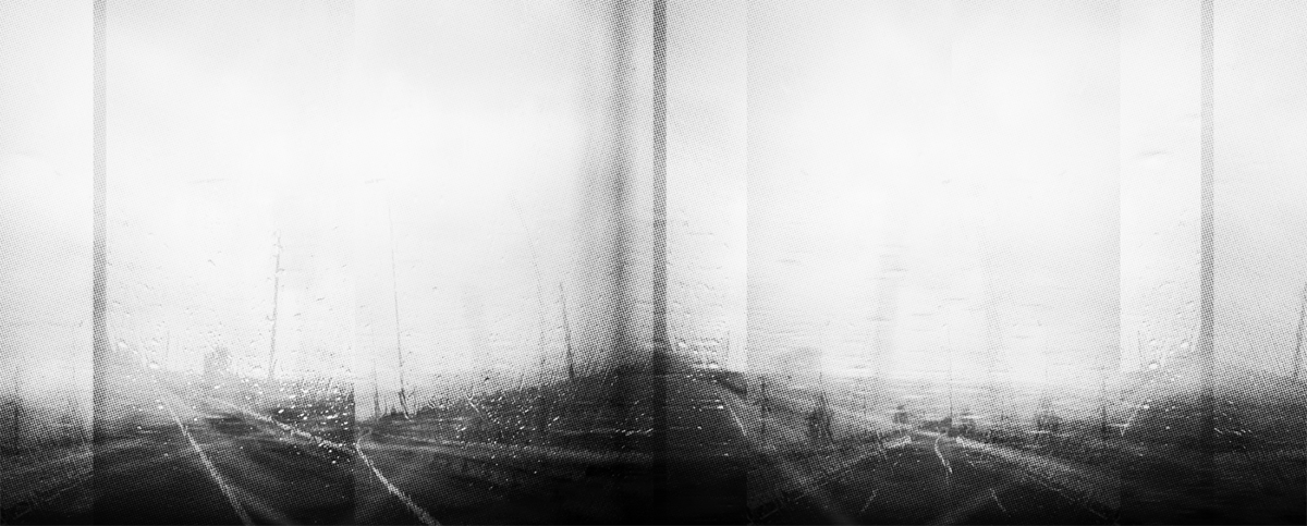 silentium VI tertio silence photo Black&white rain road shadow contrast