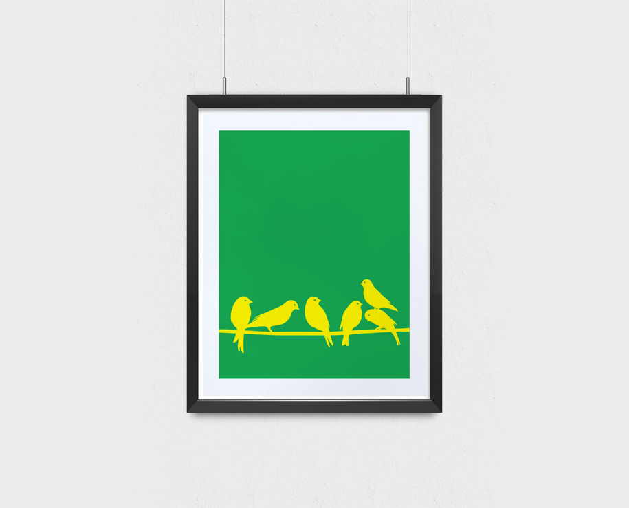 posters football soccer english premier league illustrations bird frames Fun vector flat