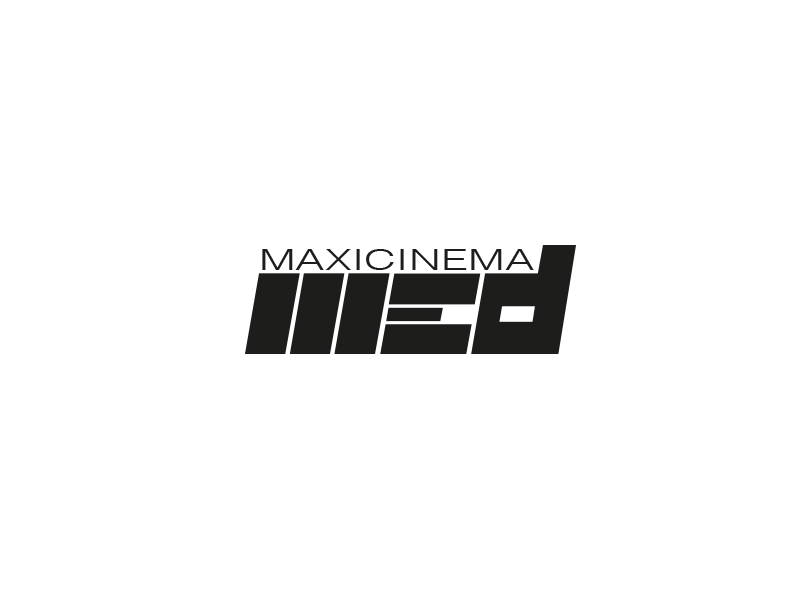 MEDmaxicinema Cinema rebranding brand logo Character graphic design