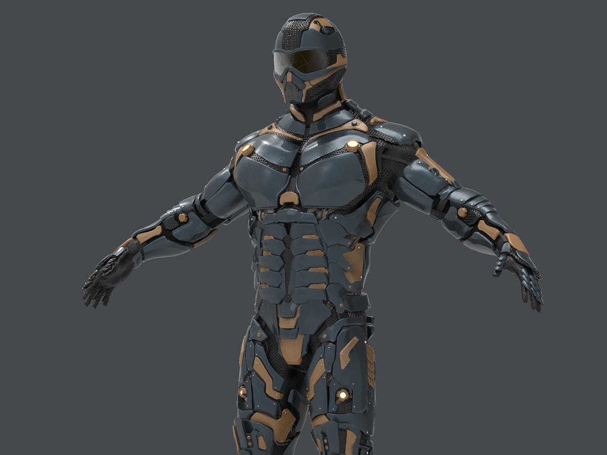 futuristic Armor sci-fi
