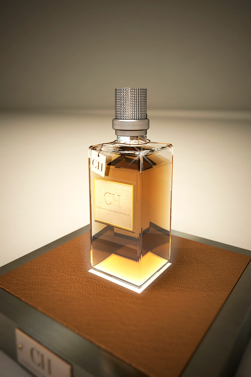 Carolina Herrera Fragrance New York Render rendering barcelona CH perfumeria vray 3dmax