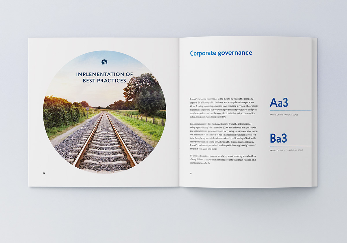 ANNUAL report brochure transoil