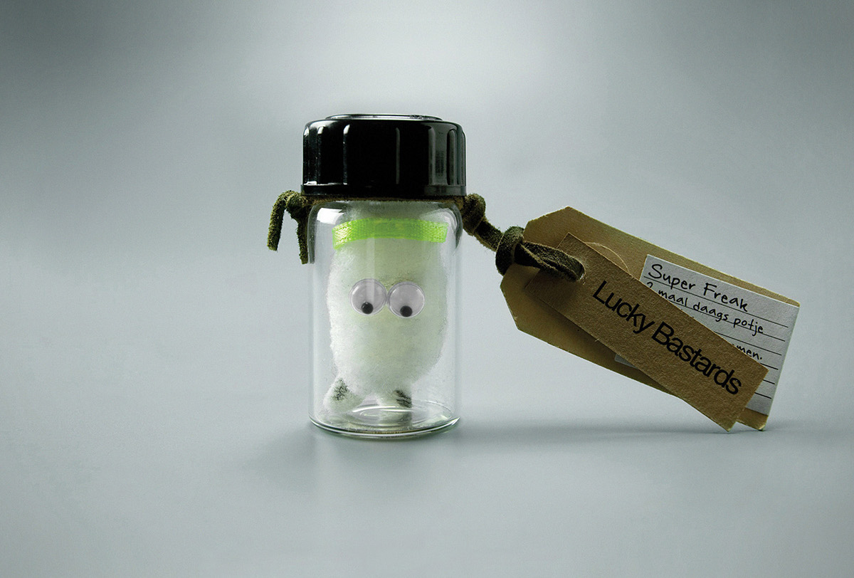 lucky bastards creatures jar little suffed characters craft luck