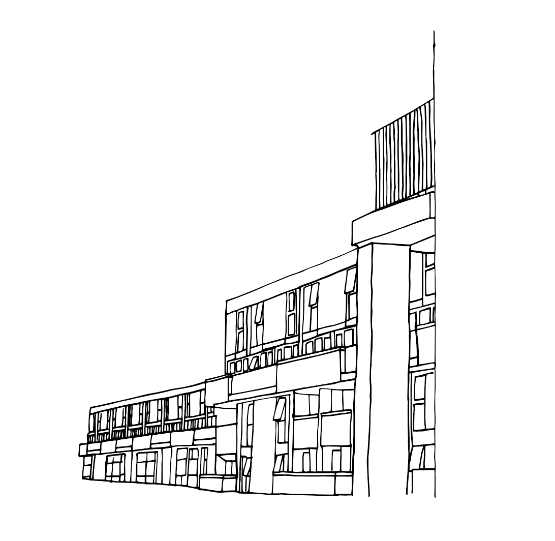 buildings Drawing  ILLUSTRATION  vector
