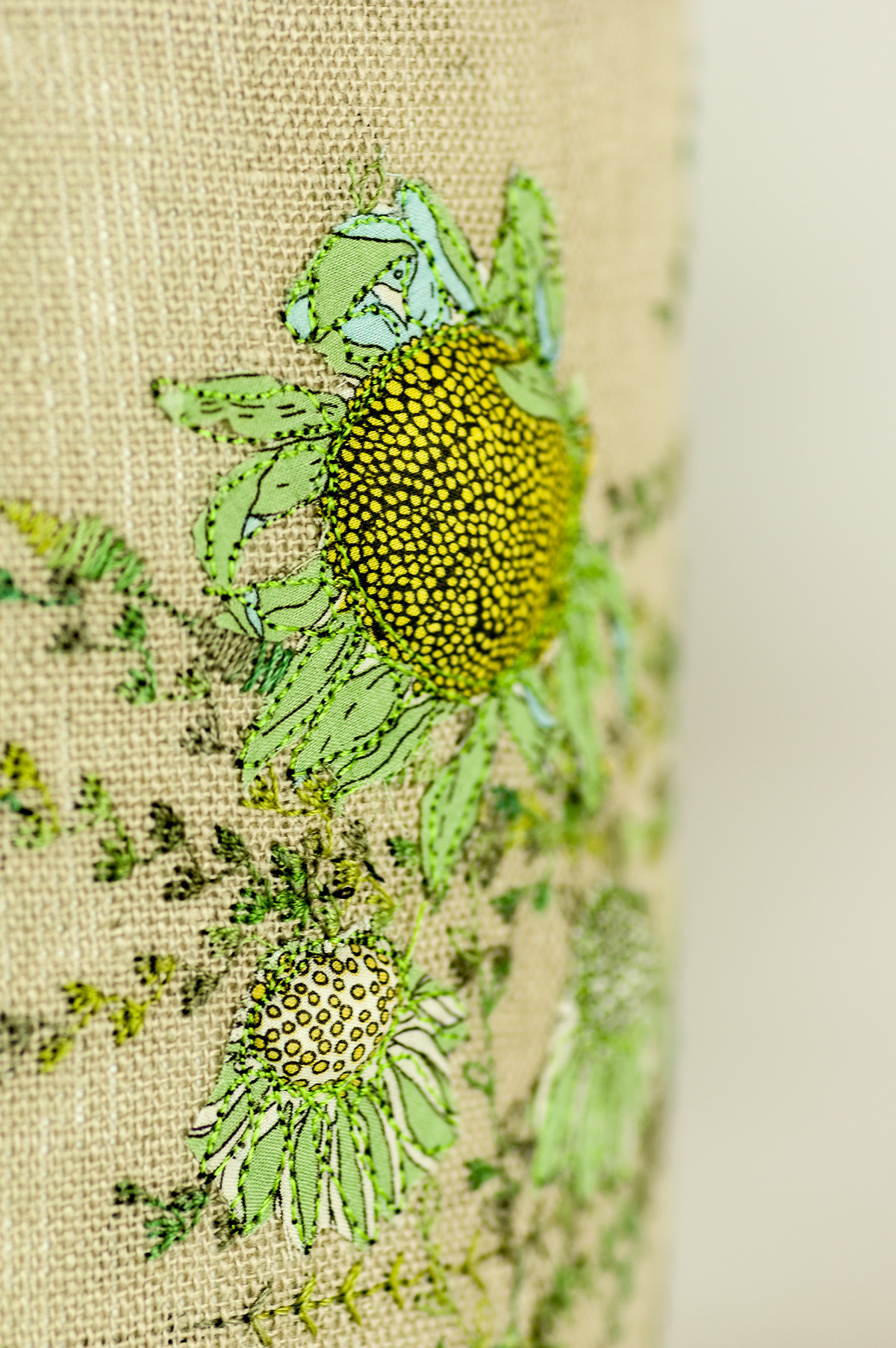 stitching Needle craft Lamp Shades light lightshade lampshade colours Liberty fabric Flowers