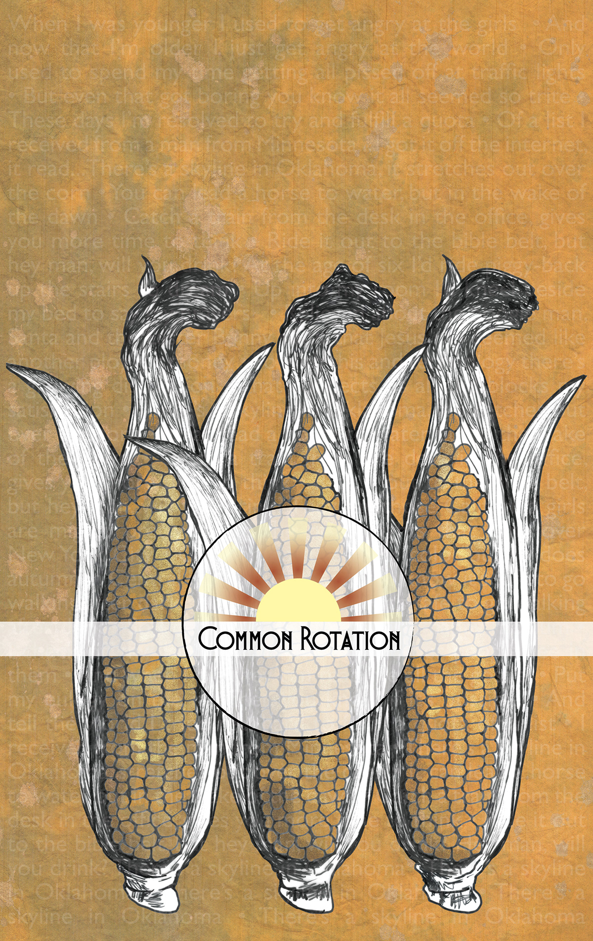 band poster common rotation folk music indie music